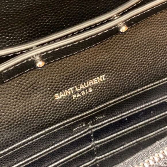 CASSANDRE YSL MATELASSÉ WALLET CHAIN 0823